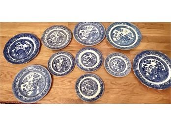 Collection Of Antique, Rare And Collectible Blue Willow Ware