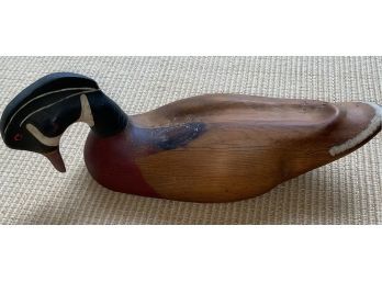 French Broad River Decoy Company Hand Painted Duck Decoy
