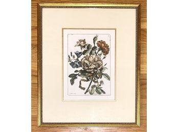 Framed J. Baptiste Floral Botanical Print
