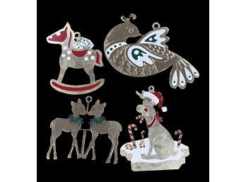 Die Cut Christmas Ornaments Or Book Markers