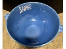 3 Ceramic Bowls Nantucket Home, Blue Stangl And Signed 1989 Junction Ware Bowl