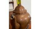 Vintage Swedish Hand Forged Copper Coffee Water Pot