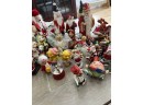 Vintage Collection Of Christmas Ornaments, Figurines ,Decorative Items
