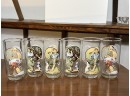 Set Of 6 Coca-Cola Company Norman Rockwell Drinking Glasses