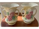 Vintage  1949 Hull Sunglow 6.5' Pair Of Vases