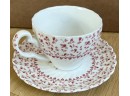 Johnson Brothers Rose Bouquet Pink And White Teacup And Saucer