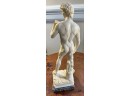 Vintage Signed SATINI Resin Statue Of Michelangelo's David 10'