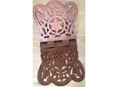 Rosewood Carved Book Recipe Holder Foldable