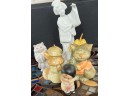 Lot Of Miscellaneous Figurines, Porcelain, Ceramic And Wax