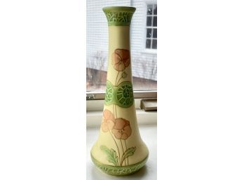 Beautiful Art Nouveau Royal Dux Floral Art Pottery Vase