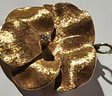 14 Karat Gold Floral Brooch/pendant With Diamond 8.4 Grams)