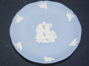 Wedgwood Jasperware Christmas Plate Dated 1997