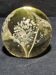 Hand Blown Art Glass Paperwieght