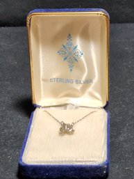 Sterling Silver Chain With Frog Pendant