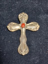 2 1/2' Towle Sterling Silver Cross Pendant