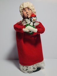 Byers Choice Caroler Doll Girl With A Jack In The  Box