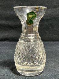4' Waterford Crystal Vase With Original Label