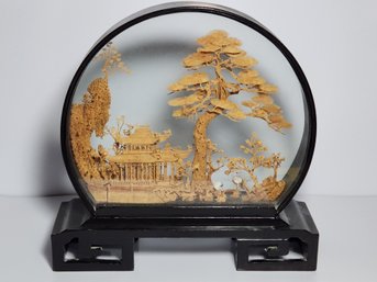 Amazing Encased Asian Carving