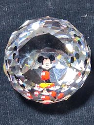 Swarovski Crystal Walt Disney World Mickey Mouse Paperwieght