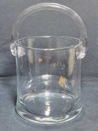 Crystal Ice Bucket With Applied Handle
