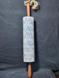 Decorative Blue And White Porcelain Rolling Pin