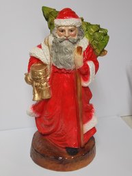 12 1/2' Chalkware Santa Claus In Exceptional Condition