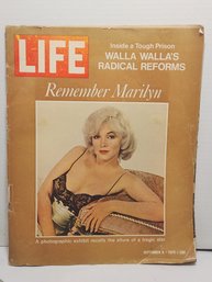 September 8, 1972 Life Magazine With Marilyn Monroe Cover