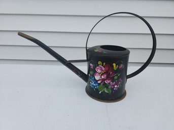 Nashco Products Hand Painted Tin Watering Can