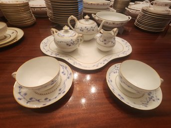 Six Piece Porcelain Tea Set