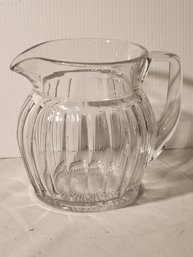 Signed Heisey Crystal Water Pitcher