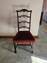 Fine Quality Mahogany Ribbon Back Desk Chair