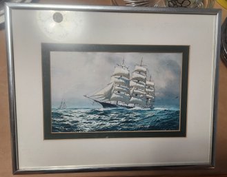 Framed Print Of Ship