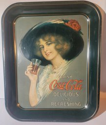 Metal Coca Cola Advertising Tray