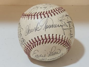 1972 Chicago White Sox Team Autographed Baseball Obtained In 1972 At The Statium