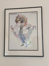 Framed Vogue Magazine Cover Art