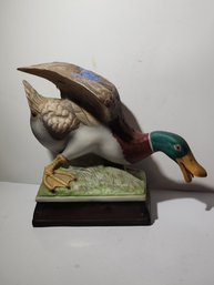 Bisque Mallard Duck Figurine