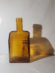 Amber E.C.Booz's Old Cabin Whiskey Bottle