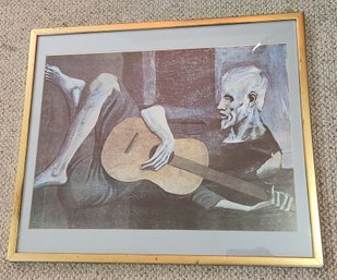 Pablo Picasso, Print 'the Old Guitarist'