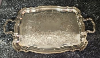 Nice Quality William Rogers Silver Over Copper Serving Tray