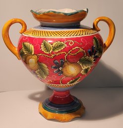Decorative Ceramic Two Handled Vase