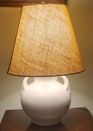 Two Handled Pottery Table Lamp