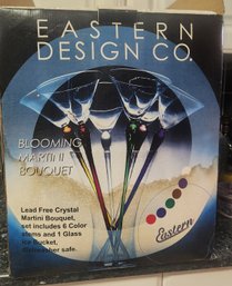 Eastern Design Company Lead Crystal Booming Martini Bouquet.