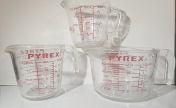 Fire King And Pyrex Measuring Cups