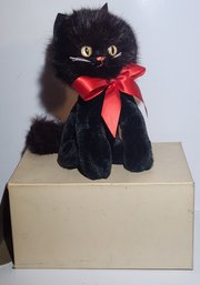 Stuffed Toy Cat Made With Real Fur