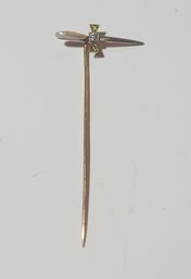 Gold Dagger Stick Pin (1.4 G)