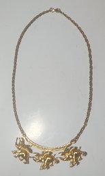 Art Co Gold Elephant Necklace