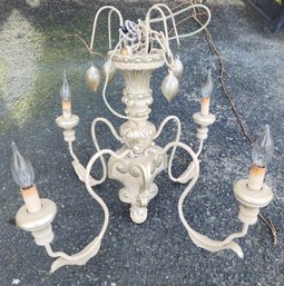 Decorative Steel And Resin Chandelier
