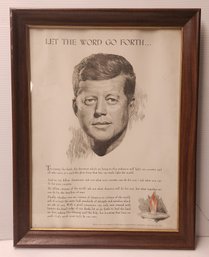 John F Kennedy Print