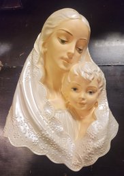Chlakware Hanging Madonna And Child