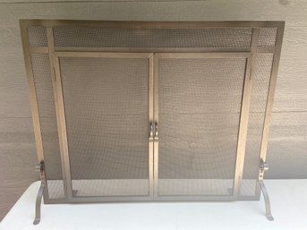 Mission Style Pilgrim Home & Hearth Metal Fire Screen Gree Standing